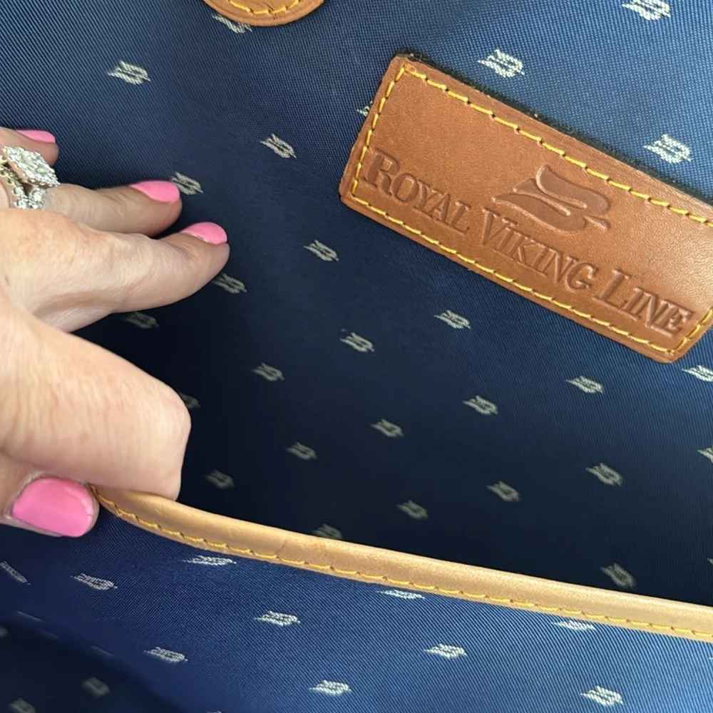 Royal Viking Line Tote Bag Blue‎ made in Spain